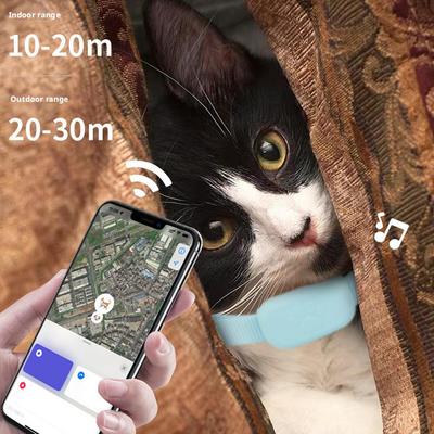 GPS-Tracker mit verstellbarem Halsband Kein Abonnement Hund & Katze Locator Langlebiger Akku Welpe Kätzchen Lokalisierungszubehör Haustier
