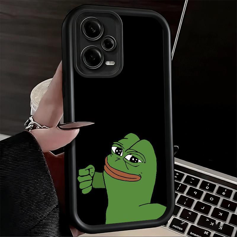 Phone Case for Xiaomi Redmi Note 15 14 13 Pro Plus Funny Sad Forg P-Pepe Meme Shell 12S 11 11S 11T 5G 14S Soft Silicone Funda