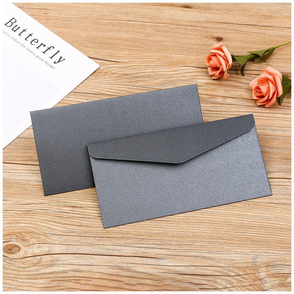 Custom Frosted Pearlescent Envelope with Hot Stamping and Logo Printing