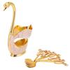 Coffee Dessert Spoon Set European   Elegant   Fruit Scoop  Holder Decorative Tableware