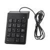 USB-Ziffernblock Numpad Numerische Tastatur 18 Tasten für Laptop Desktop-PC Neu