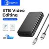 USB 4.0 40Gbps M.2 NVMe SSD Enclosure Compatible with Thunderbolt 4/3 USB 3.2/3.1/3.0 ASM2464 External Hard Drive Case for PC Laptop
