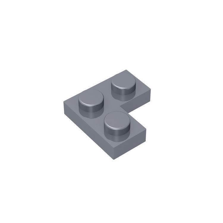 Non-Toxic 20Pcs Moc Parts 2420 Plate 2 X 2 Corner Compatible Bricks Diy Assmble Building Blocks Particle Kid Puzzle Brain Toy Gift