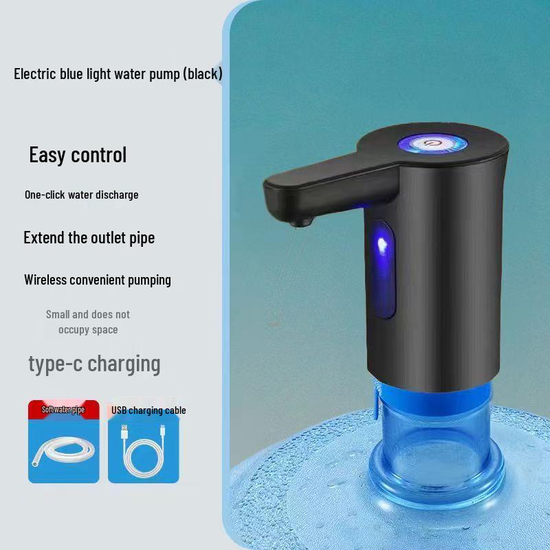 Electric Folding Water Dispenser: Automatic Rechargeable Hand Pump for Bottled Water