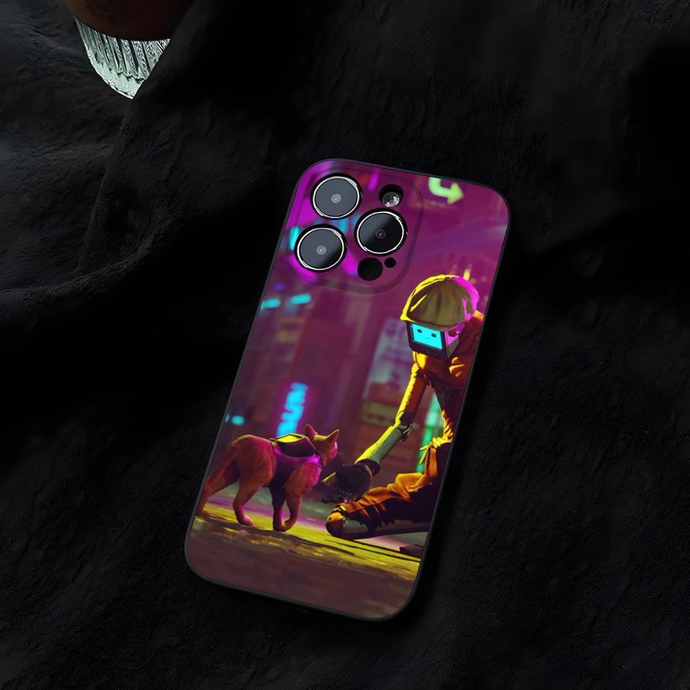 Stray Cat Game Phone Case Funda For Iphone 14 16 17 13 11 15ProMax 12 Pro Max Mini Xr 16e Plus Cover