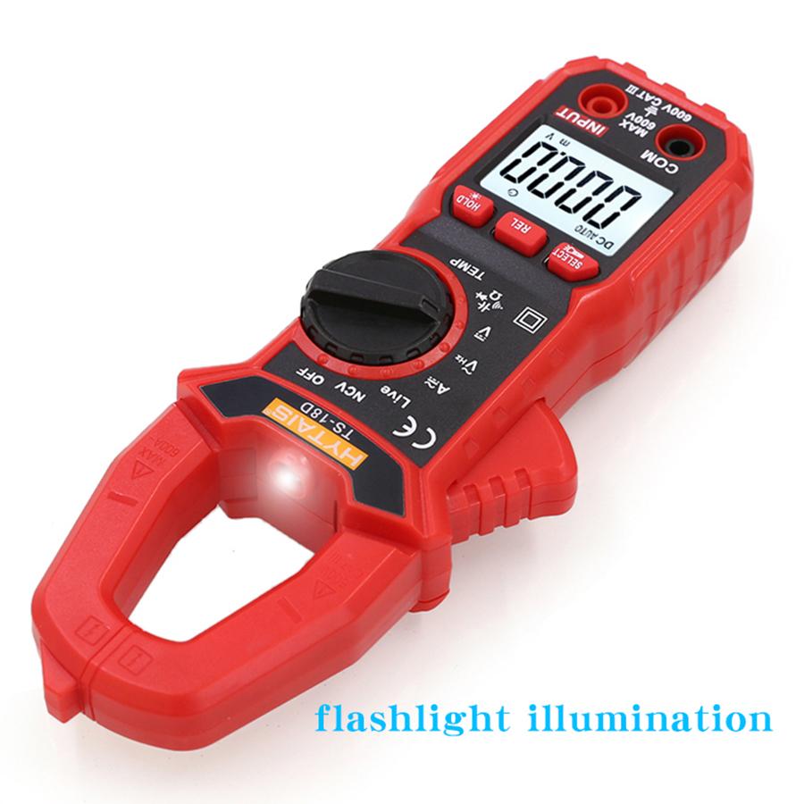 TS-18D AC/DC Digital Clamp Meter High-Precision Multimeter Clamp Current Meter with Temperature and Capacitance Measurement