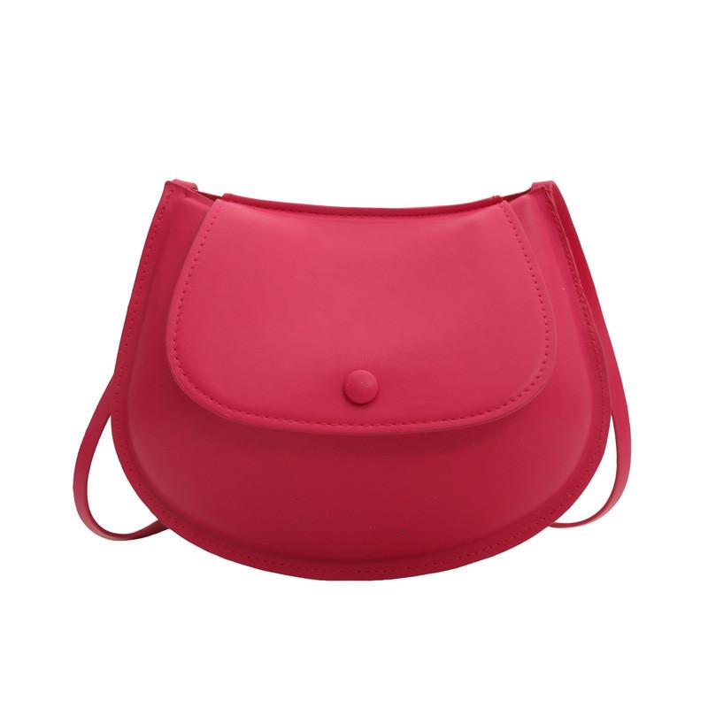 Stylish Summer New Casual Fashionable Single Shoulder Saddle Bag For Women In Multiple Colors