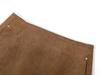 Melard Women's Brown Suede Petite A-line Skirt, Plus Size, Spring & Autumn Hip-Hugging Short Skirt
