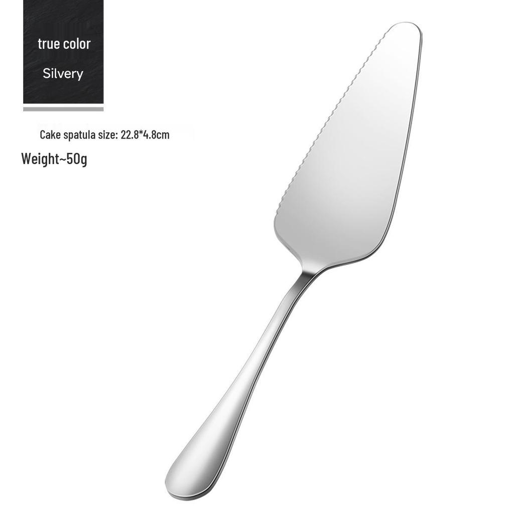 Stainless Steel Cake & Pizza Cutter and Spatula Set with Gift Box