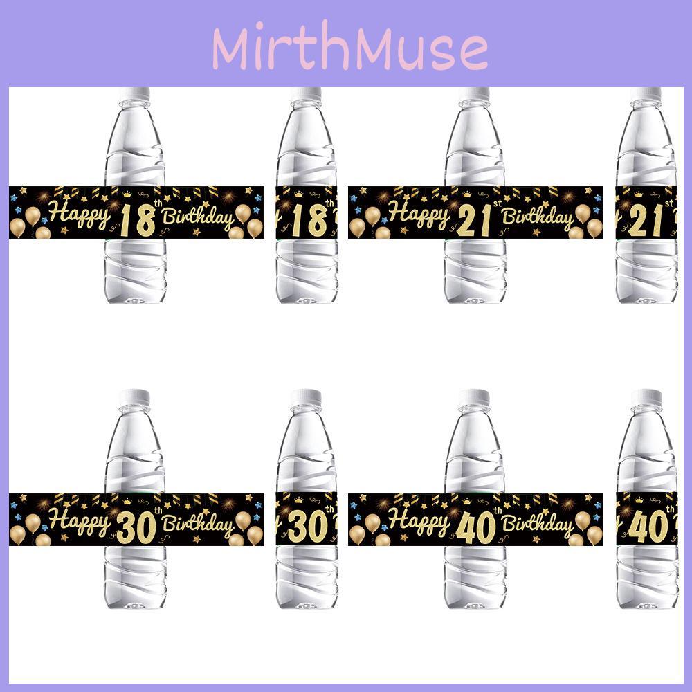 Goldene Schwarze Flaschenaufkleber Set Altersmeilenstein Feiern Und Halloween Deko