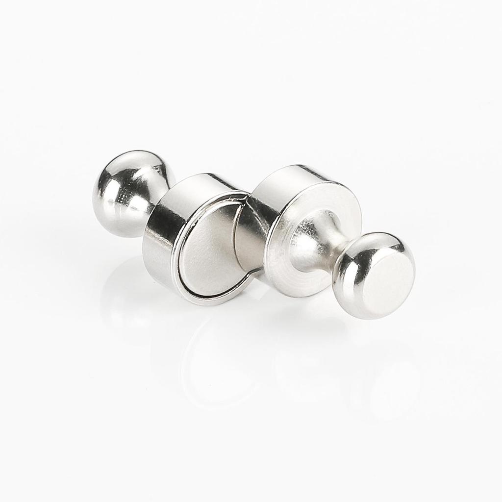 Strong Neodymium Magnetic Pushpins for Teaching, Office & Sales: Heavy-Duty for Whiteboards & Refrigerators.