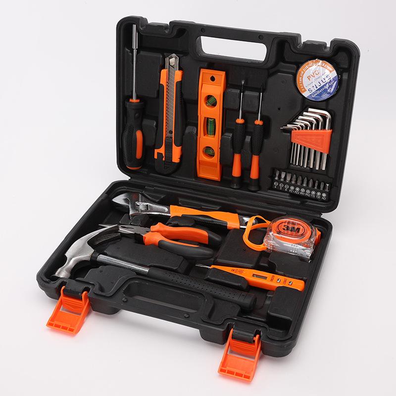 Carbon Steel Hand Tool Kit for Home, Vehicle, and Auto Repair