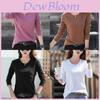 Basic Long Sleeve T Shirt For Women With Milk Silk Fabric And Slim Fit For Casual Wear
