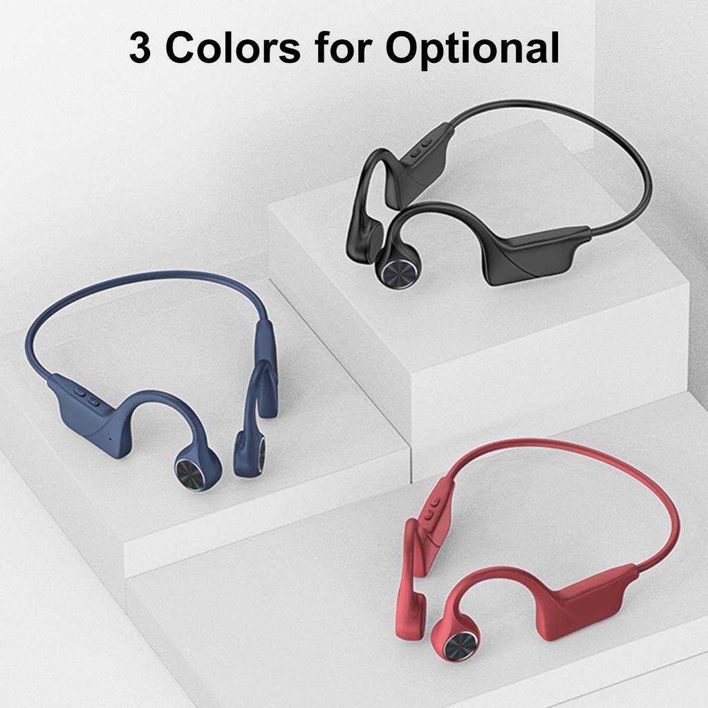 Căști cu conducție osoasă Căști fără fir BT 5.0 Căști pentru sport în aer liber IPX6 Transpirație rezistentă la apă