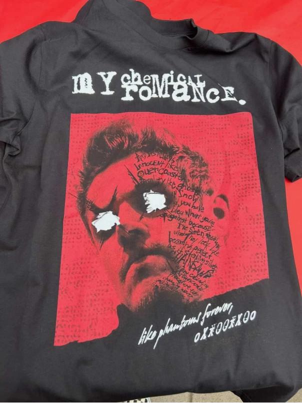 Reprint Merch My Chemical Romance The Black Parade Tour 2025 Mikey Way Tshirt Unisex T-Shirt XXXL