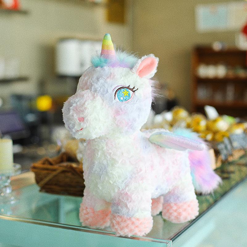 

Gradient Unicorn Plush Toy - Creative Pony Doll, Perfect Birthday Gift for Girls 55 cm