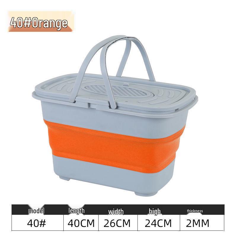 Collapsible Fishing Bucket for Live Fish - Durable and Thickened Fish Keeper Box
