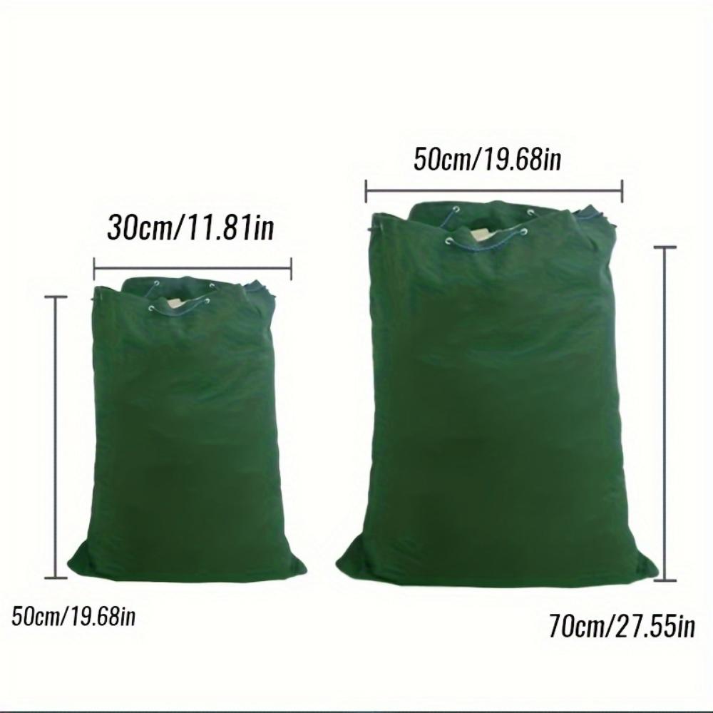 Durable Canvas Storage Bag with Double Drawstring Closure - Perfect for Camping Gear and Outdoor Recreation