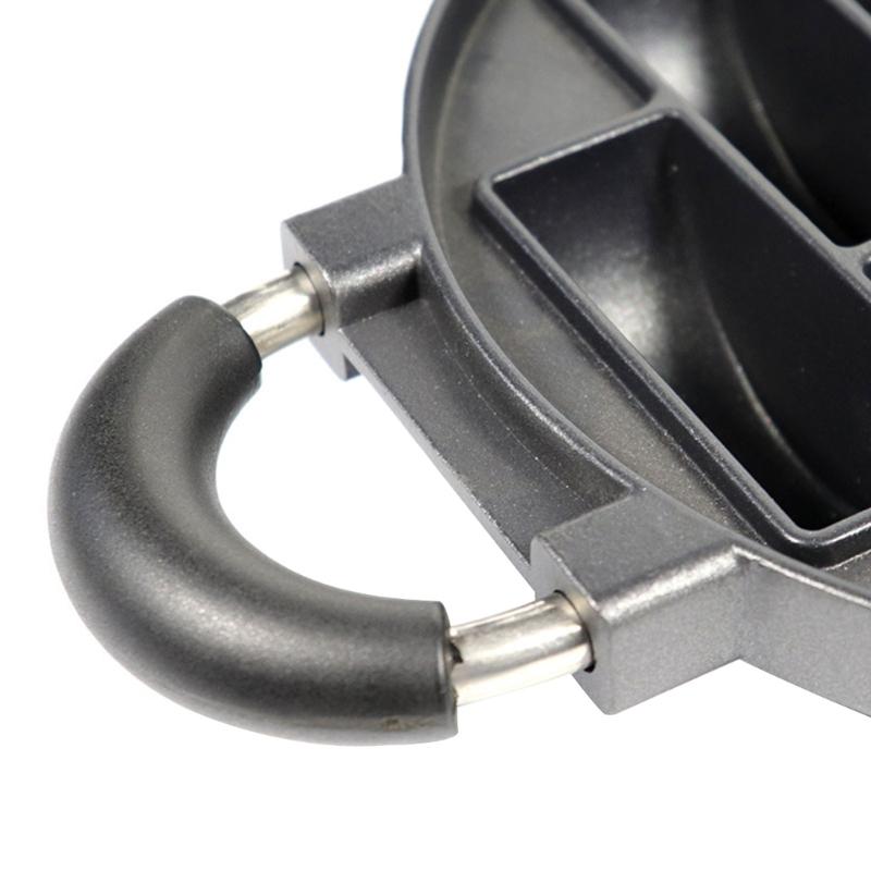 Egyszerű és Szép 10 Lyukú Öntött Alumínium Sütőforma Torta Sütőforma Omlett Sütőforma Tapadásmentes Sütőformák Konyhai Használatra