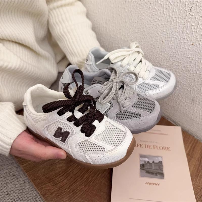Children's sports net shoes 2025 spring and summer new German training shoes mesh girls breathable versatile casual shoes boys shoes