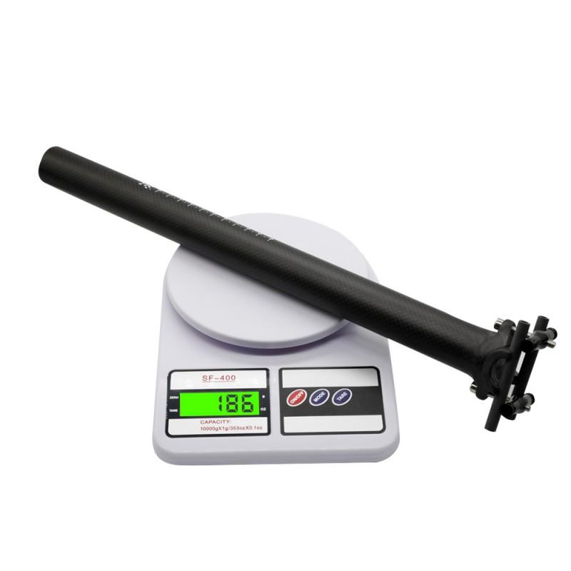 Carbon Fiber Bicycle Seatpost Road Mountain Bikes Lightweight 0 7 Offset 27.2mm/31.6mm Diameter