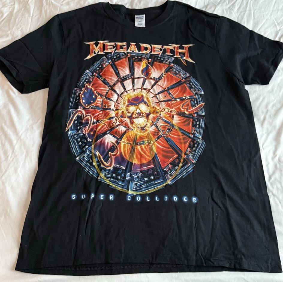 MEGADETH SUPER COLLIDER T-Shirt Mens Womens Tees Top, size S-4XL S