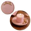 Durable Resin Candle Tray Holder Featuring Retro Design For Easy Cleaning And Desk Organization In Busy Lifestyles