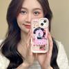 Invisible Apple 11 mobile phone case double bracket iphone11pro NetEase cloud earphone cat transparent soft case anti-fingerprint