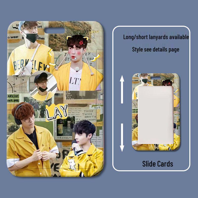Zhang Yixing Plastic Sliding Cover ID and Access Card Holder for Students and Professionals