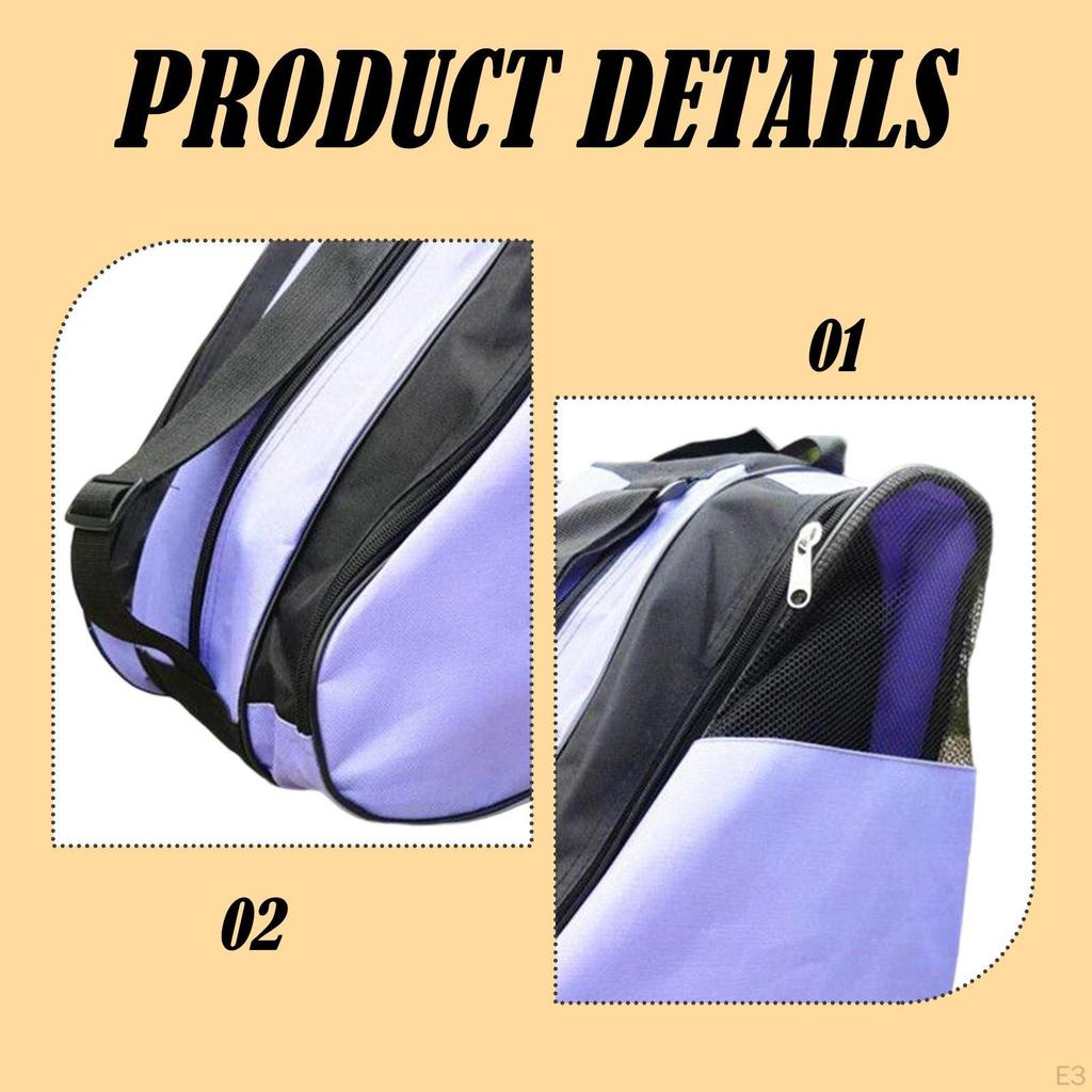 Roller Skate Bag Carry Handbag Lightweight Accessories Portable Skating Shoes Storage
