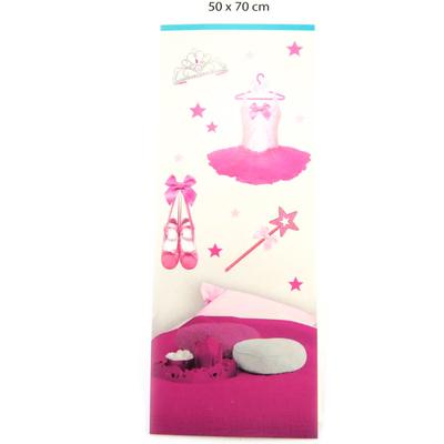 [M9142] - Pink 'Ballerinas' Sticker Sheet (50x70 Cm)