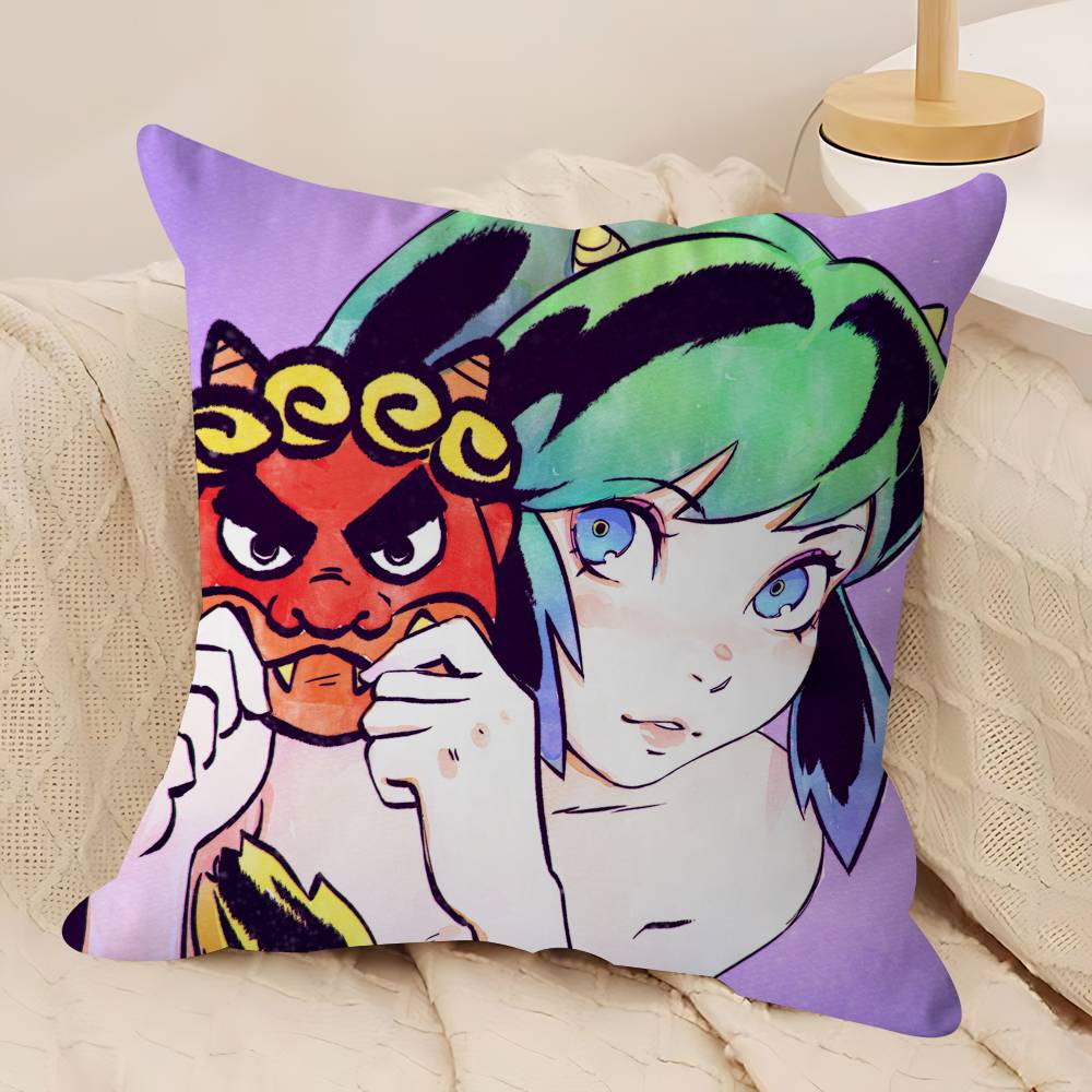 

Мультяшная наволочка U-Urusei Y-yatsura, чехол для подушки-плед для автомобиля, дивана, рождественский подарок, 40x40см, 45x45см 12x12Inch