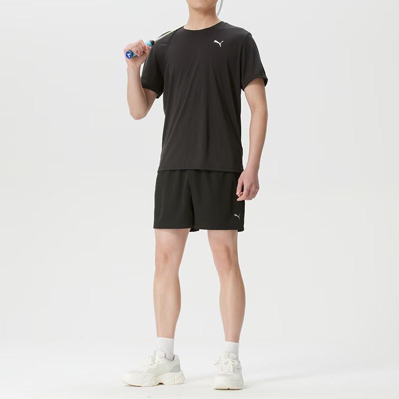 Puma Men's Short Sleeve & Shorts Sport Set