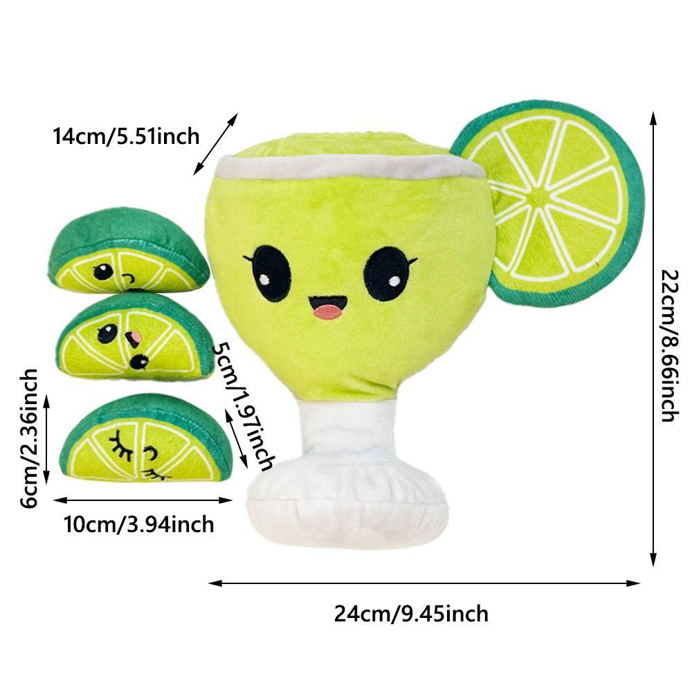 Sniffing Pet Lemon Cup Toys Self-Play Puppy Dog Enrichment Toy Pet Interactive Chase Toys