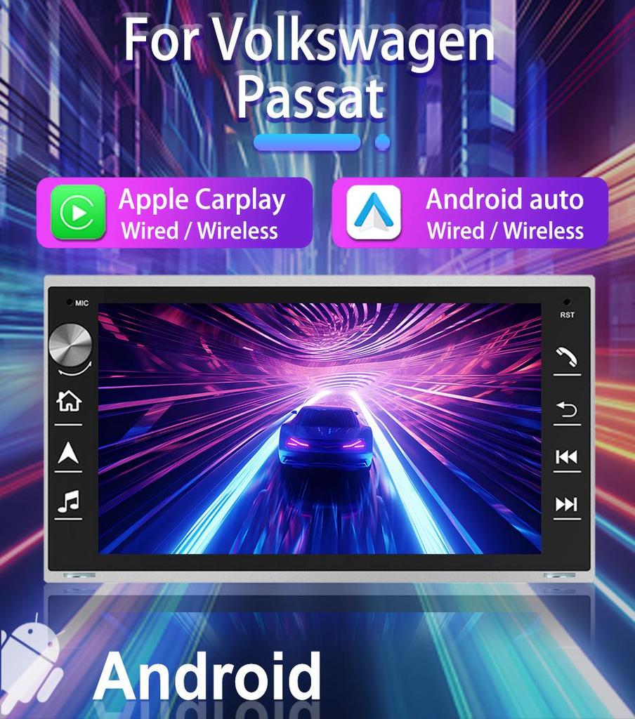 Volkswagen Passat Lingyu Android Car Navigation with Bluetooth, GPS, HD Backup Camera & CarPlay