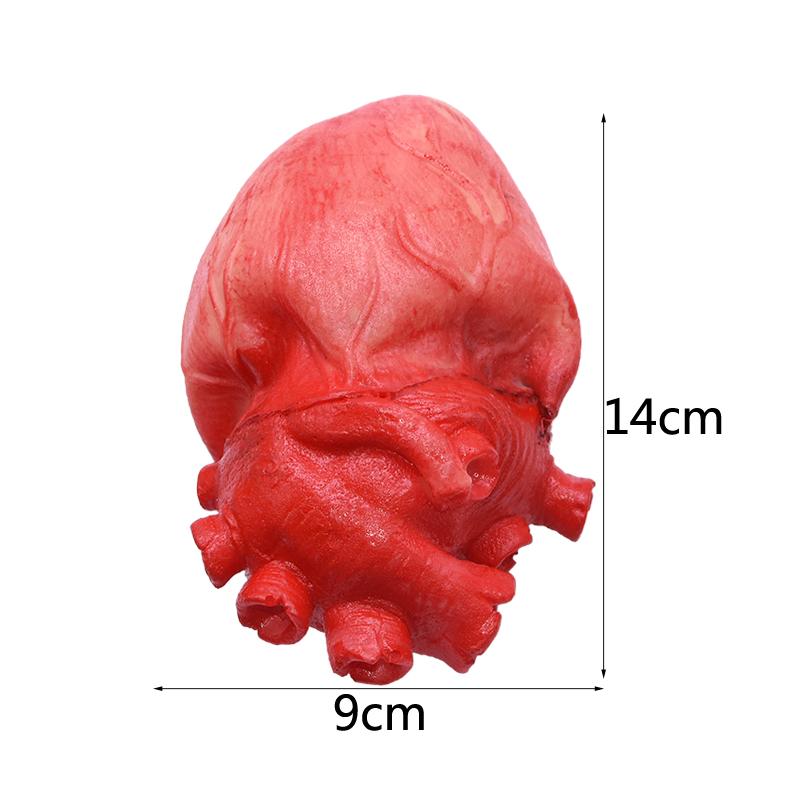 1 stk. Gyser Halloween Dekoration Blod Gyser Brækket Hånd Fod Latex Falsk Finger Hjerne Hjerte Til Halloween Festartikler Skræmmende Rekvisitter