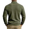 Men's Casual Loose Fit Warm Full-Zip Sweatshirt with Stand Collar and Two-Way Zipper for Hiking and Outdoor Activities
