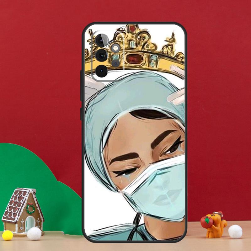 Cartoon Medicine Doctor Nurse Case For Samsung Galaxy A36 A56 A06 A13 A53 A32 A12 A22 A52 A35 A17 A16 A55 A15 A54 A34 A14