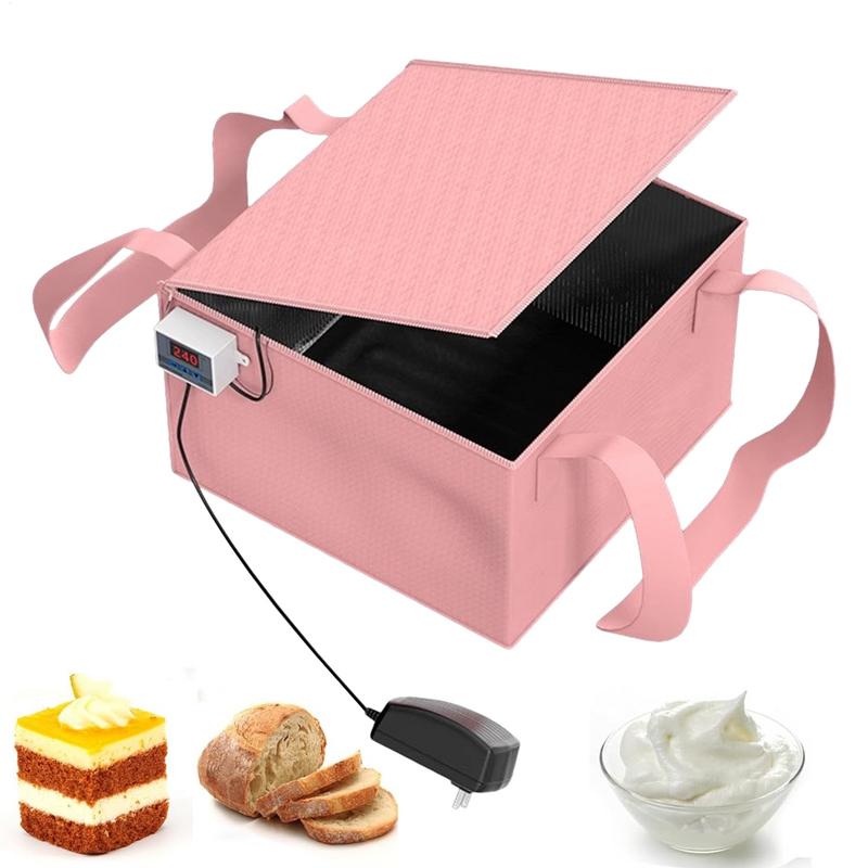 Caja de fermentación de masa con almohadilla térmica, control preciso de temperatura, fermentador de pan, caja de inicio de masa madre plegable