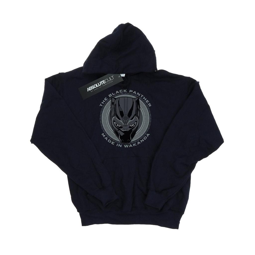 Black Panther Herren-Kapuzenpullover aus Wakanda-Baumwolle
