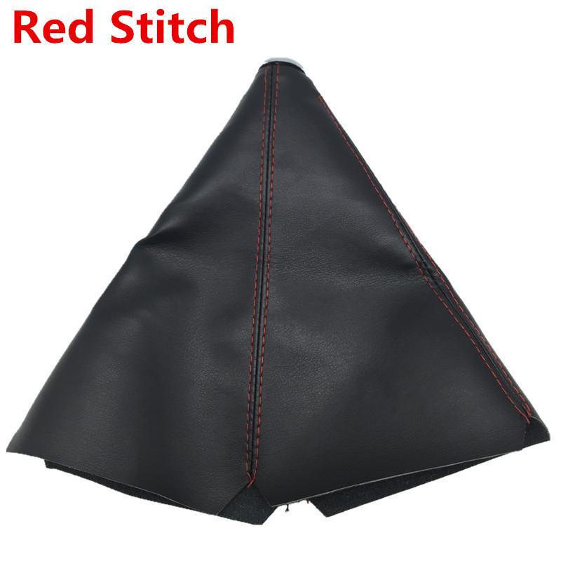 Universal Leather Shifter AT MT Car Shift Knob Shifter Gear Knob Gaiter Boot Cover For Ford Galaxy Mondeo 3 4 S-max C-max Honda