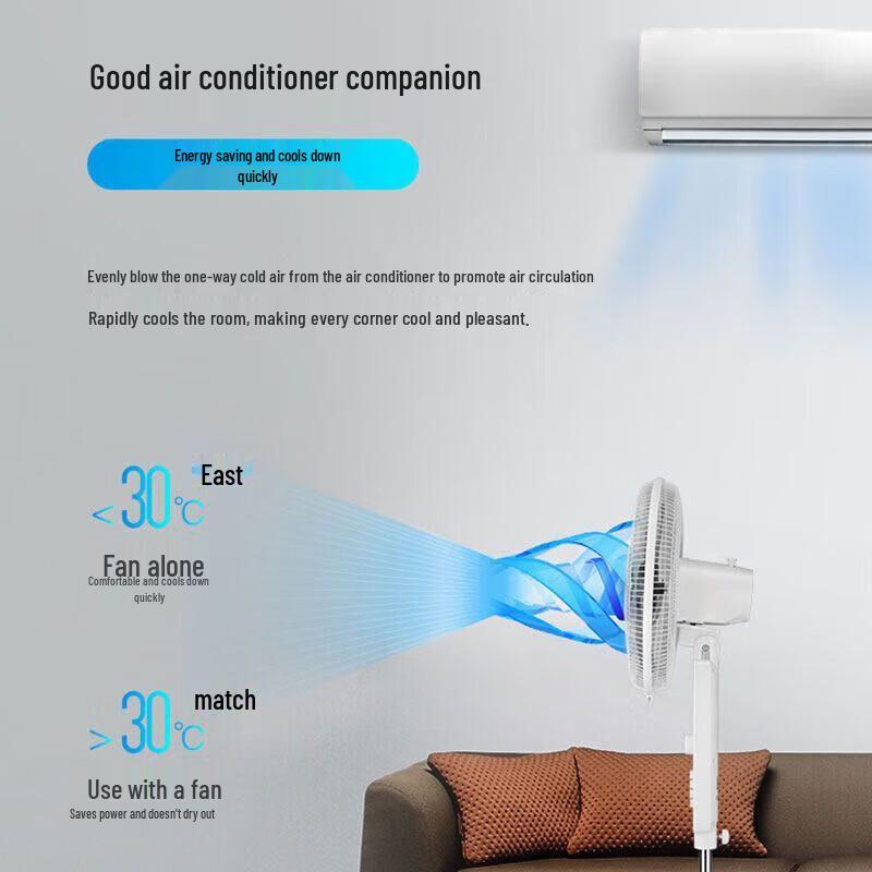 Airmate CS35-X25 Oscillating Floor Fan