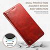 iPhone 16 Pro Max & Samsung S25 Ultra Leather Flip Case with Card Slot and Magnetic Closure