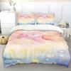 2/3Pcs Cartoon Girls Bedding Set Cute Duvet Cover Childlike Vivid Colors Innocence Bedroom 100% Polyester Adult Gift