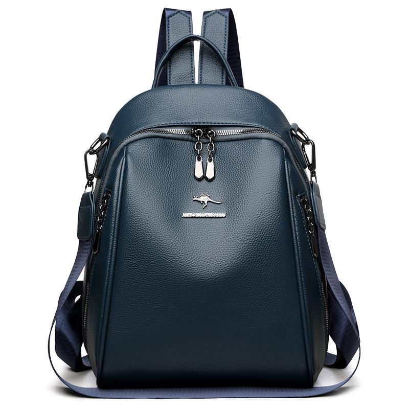 Women's Backpack PU Large Capacity Backpack Commuter Multi-function Shoulder Bag