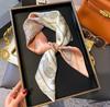 New silk scarf women's fashion versatile sense 70 square scarf neck protection scarf spring and autumn retro scarf tied bag