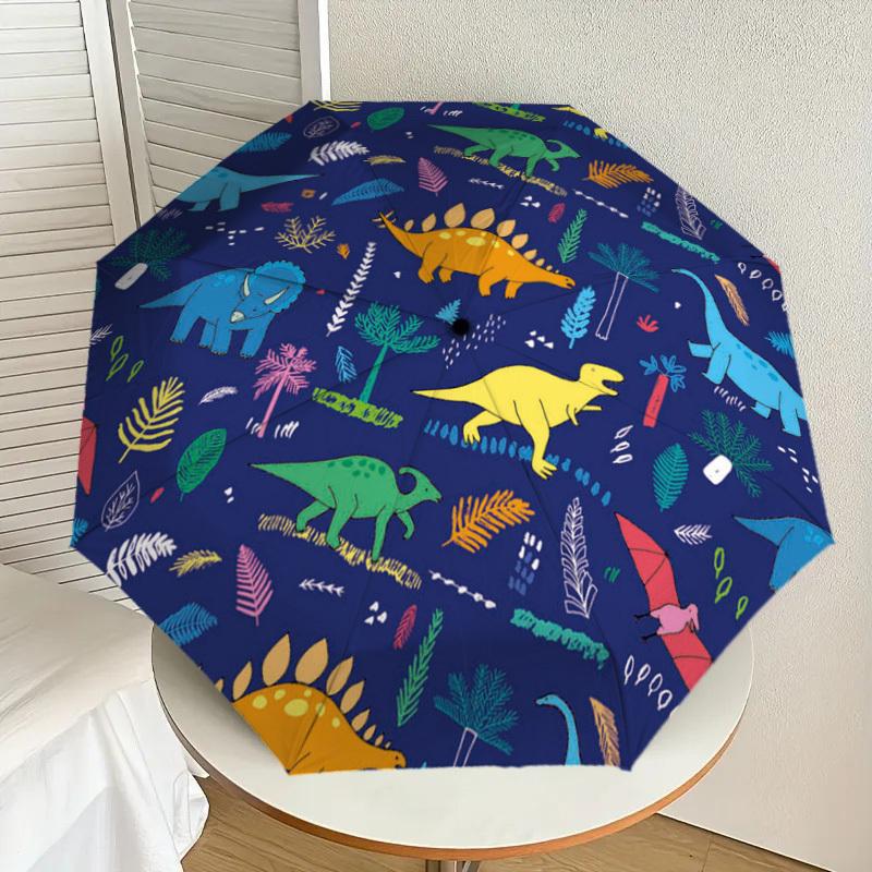 1pc Dinosaur Pattern Print Umbrella Multi-functional Umbrella Umbrella for Men & Women, Valentine s Day Anniversary Gift0818248