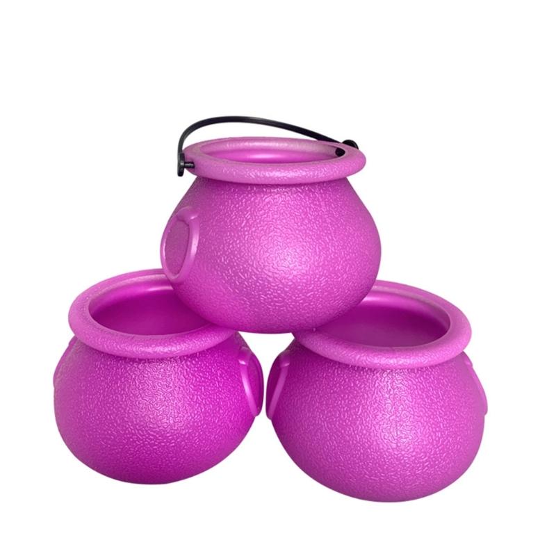 12Pcs Small Halloween Treat Container Plastic Candy Bucket For Halloween Party Home Decorations Indoor and Outdoor