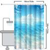 Beach shells starfish Bathroom  Shower Curtain Waterproof fabric bathroom Curtain With 12 Hooks Sunflower Home Deco Free Ship