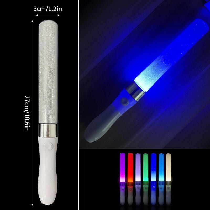 Color Changing Glow Stick Kpop Lightstick Concert Support Stick LED Light Rods Wedding Party Time Halloween Lighting Decor